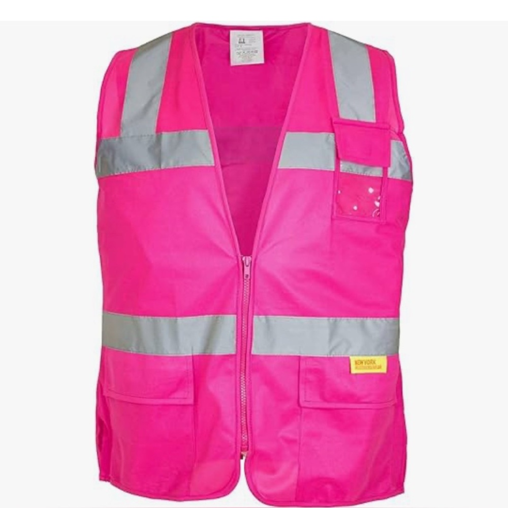 NIB‎ RK Safety Multi Pockets High Visibility Reflective Work Vest - Size: 4XL
